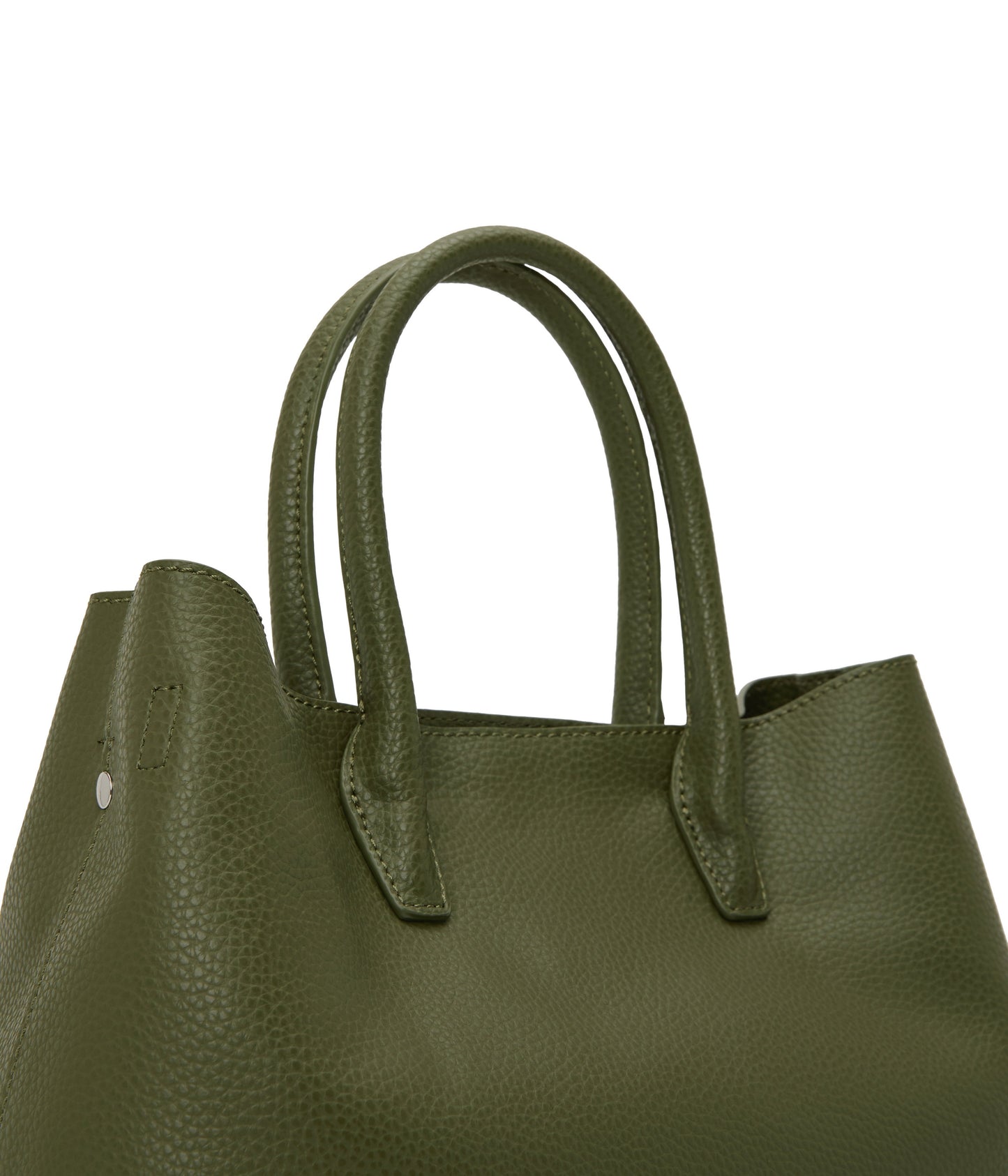 KRISTASM Small Vegan Satchel - Purity | Color: Green - variant::meadow