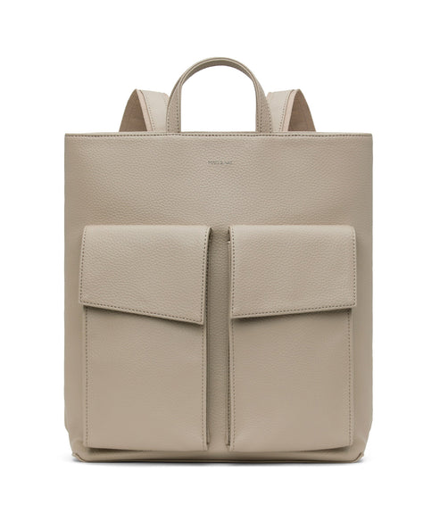 MYRON Vegan Backpack - Purity | Color: Beige - variant::dream