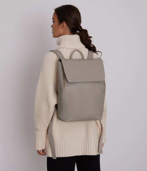 FABI Mini Vegan Backpack - Vintage | Color: Grey - variant::wave