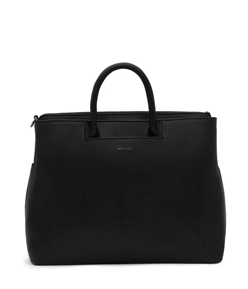 KINTLA Vegan Satchel - Vintage | Color: Black - variant::black