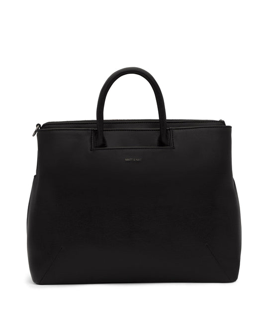 KINTLA Vegan Satchel - Vintage | Color: Black - variant::black