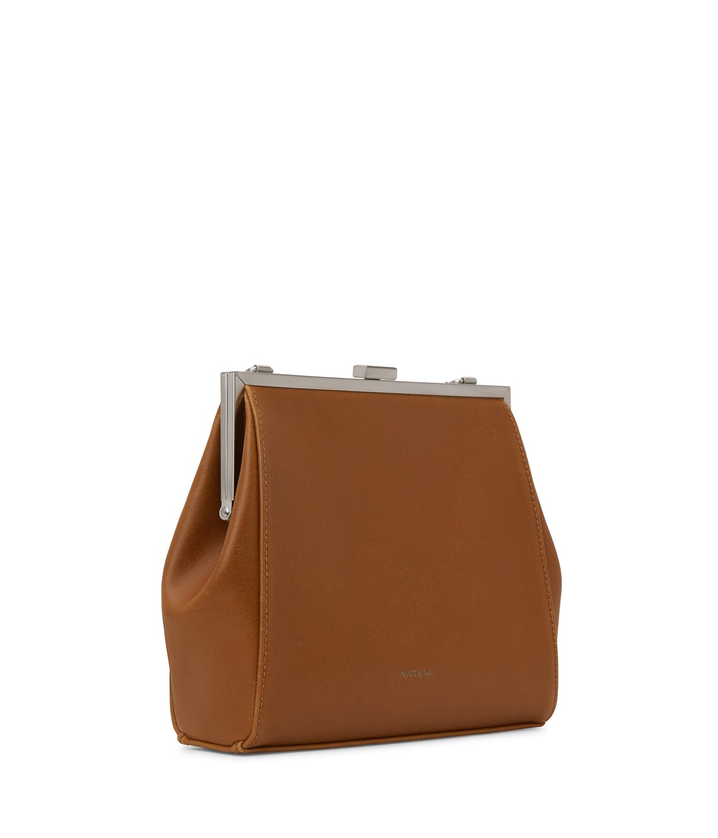 REIKA Vegan Frame Crossbody Bag - Vintage | Color: Brown - variant::chili