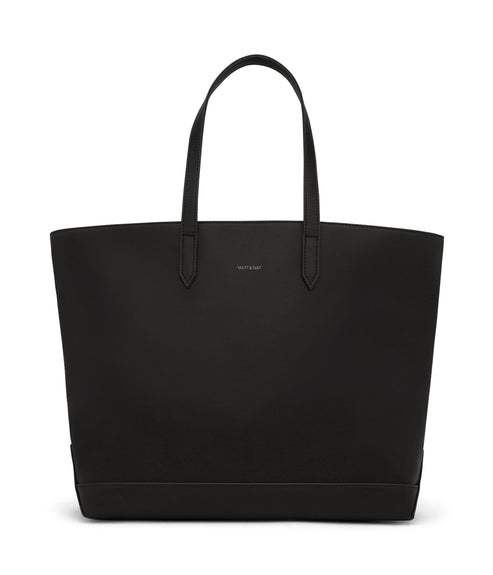 SCHLEPP Vegan Tote Bag - Vintage | Color: Black - variant::black