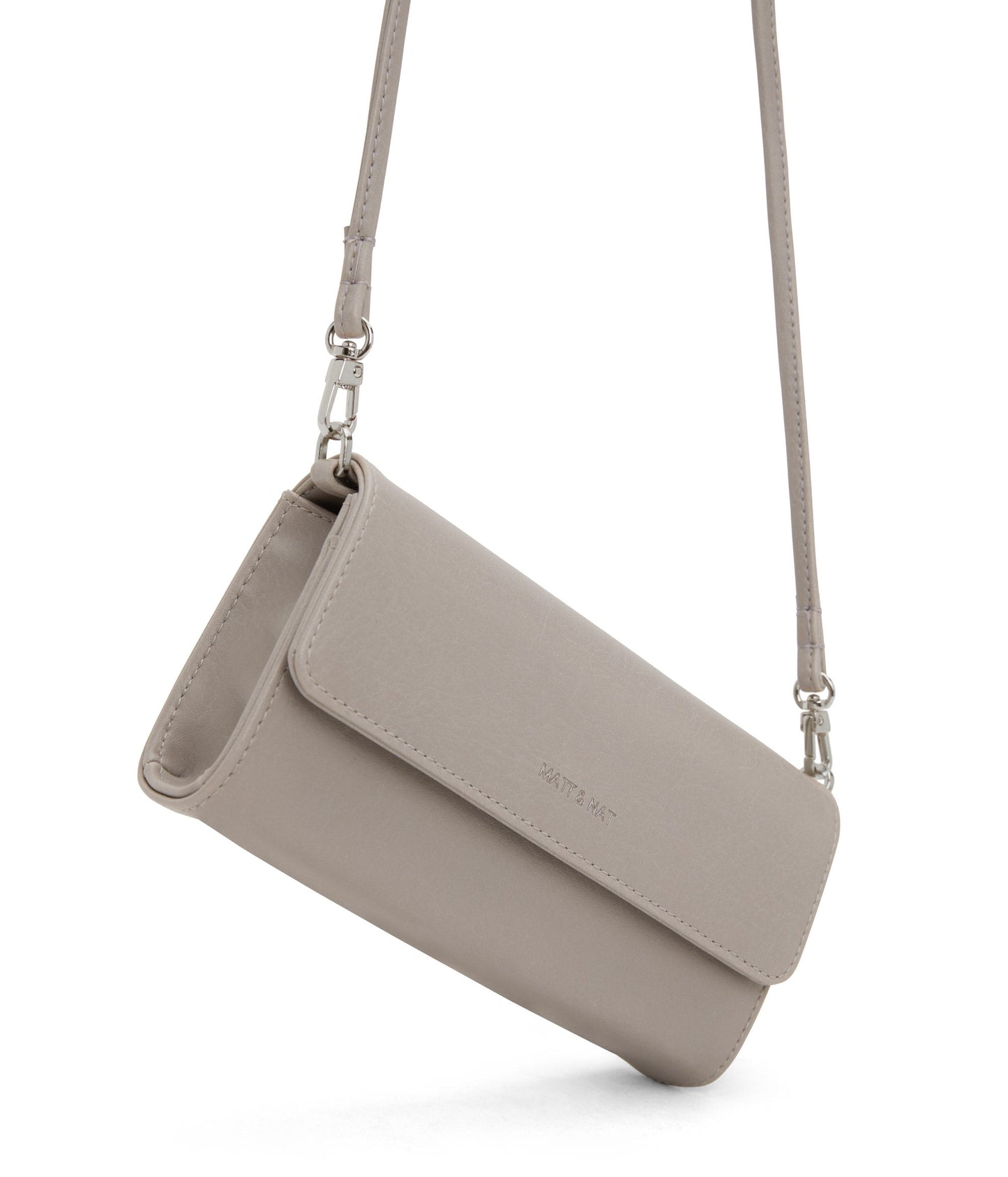 DREWMED Vegan Crossbody Bag - Vintage | Color: Grey - variant::wave