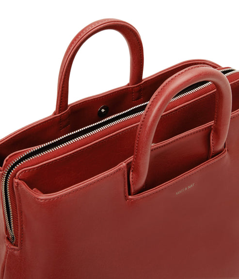 KINTLA Vegan Satchel - Vintage | Color: Red - variant::barn
