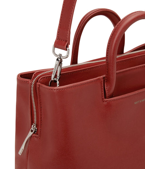 KINTLA Vegan Satchel - Vintage | Color: Red - variant::barn