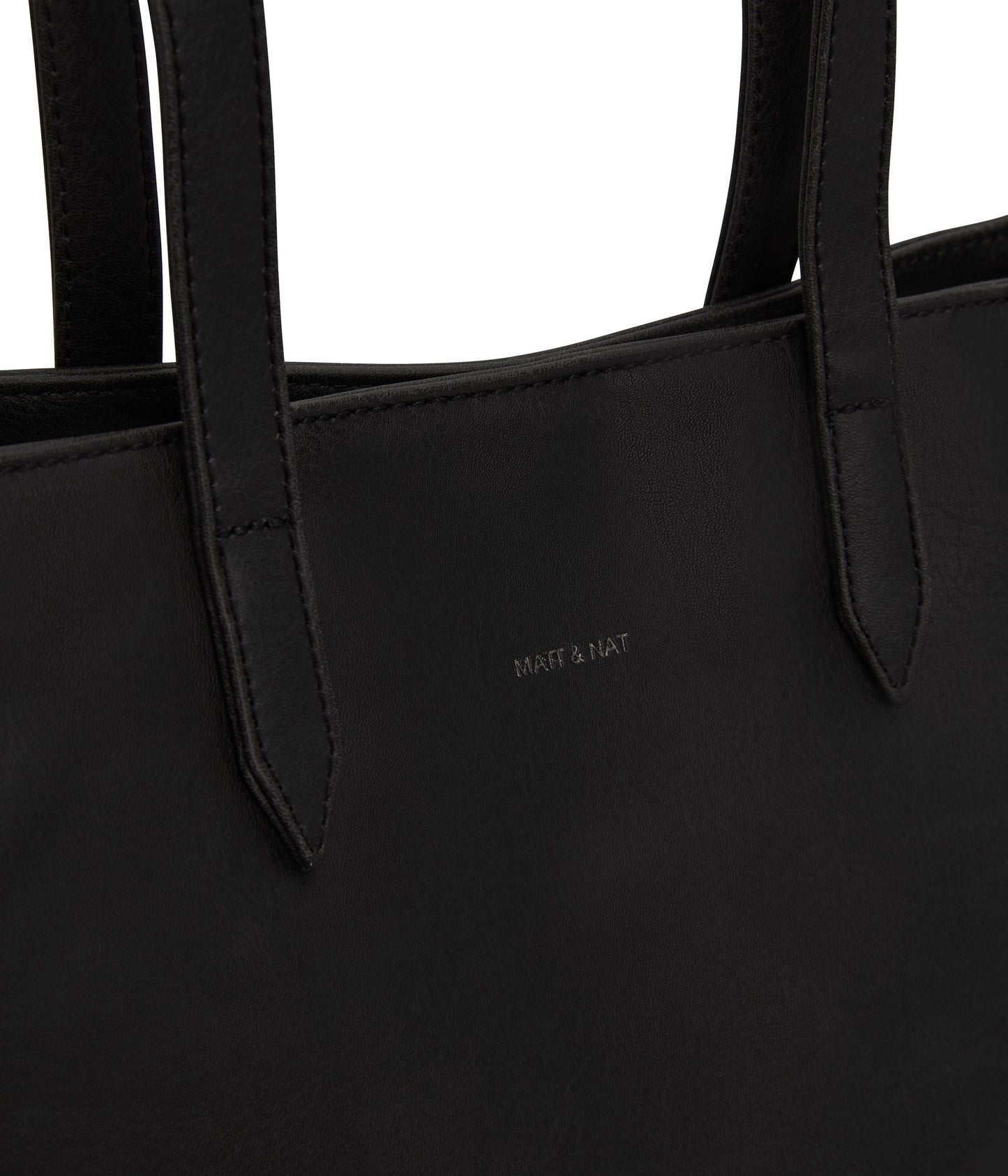 SCHLEPP Vegan Tote Bag - Vintage | Color: Black - variant::black