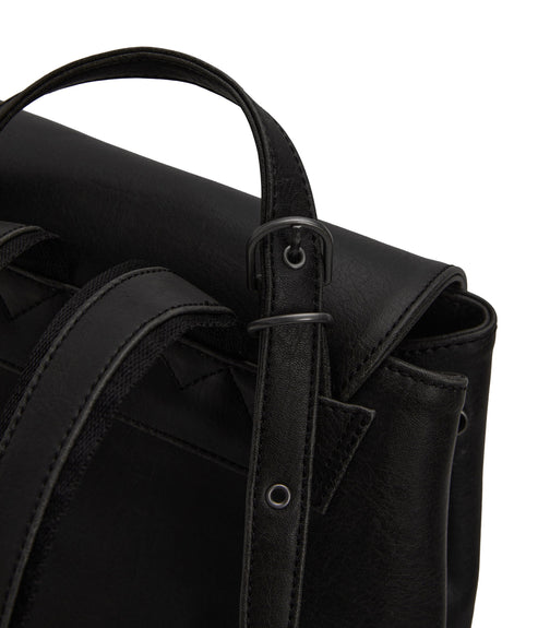 SOHO Vegan Backpack - Vintage | Color: Black - variant::black