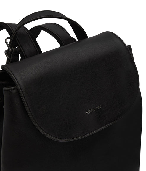 SOHO Vegan Backpack - Vintage | Color: Black - variant::black