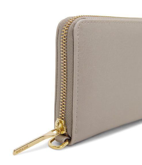 ELM Vegan Continental Wallet - Vintage | Color: Grey - variant::wave