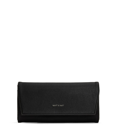 VERA Vegan Wallet - Vintage | Color: Black - variant::black