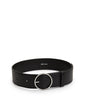 ORA Women's Vegan Wide Belt | Color: Black - variant::black