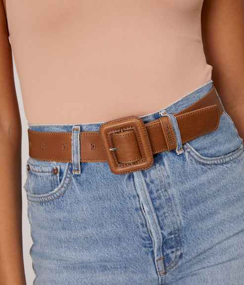 SARRA Women's Vegan Waist Belt | Color: Green - variant::sage
