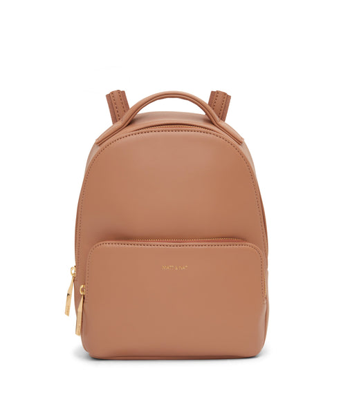 CAROSM Small Vegan Backpack - Loom | Color: Pink - variant::fondant