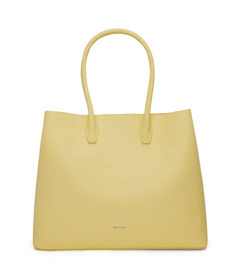KRISTA Vegan Satchel - Purity | Color: Yellow - variant::daffodil
