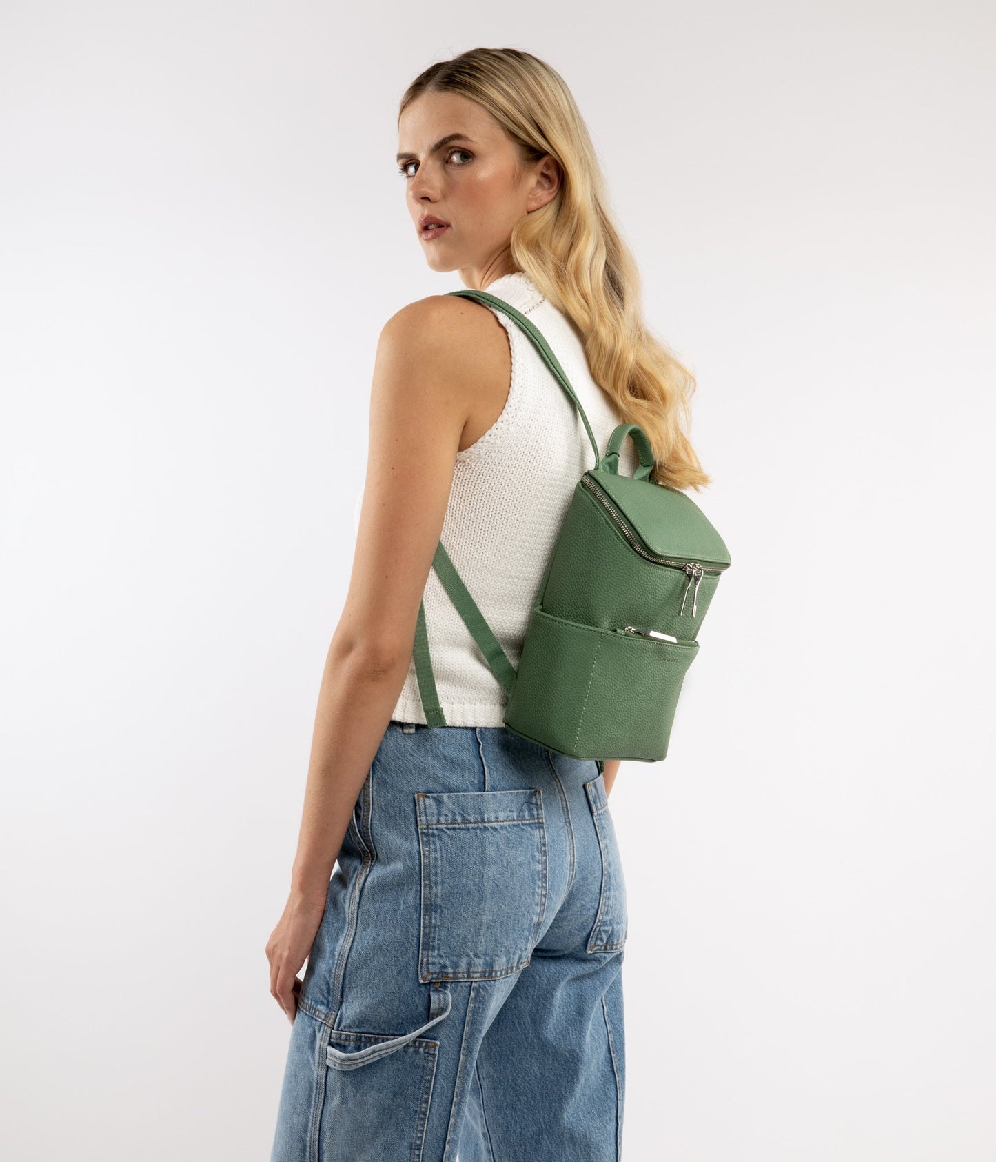 BRAVESM Small Vegan Backpack - Purity | Color: Red - variant::passion