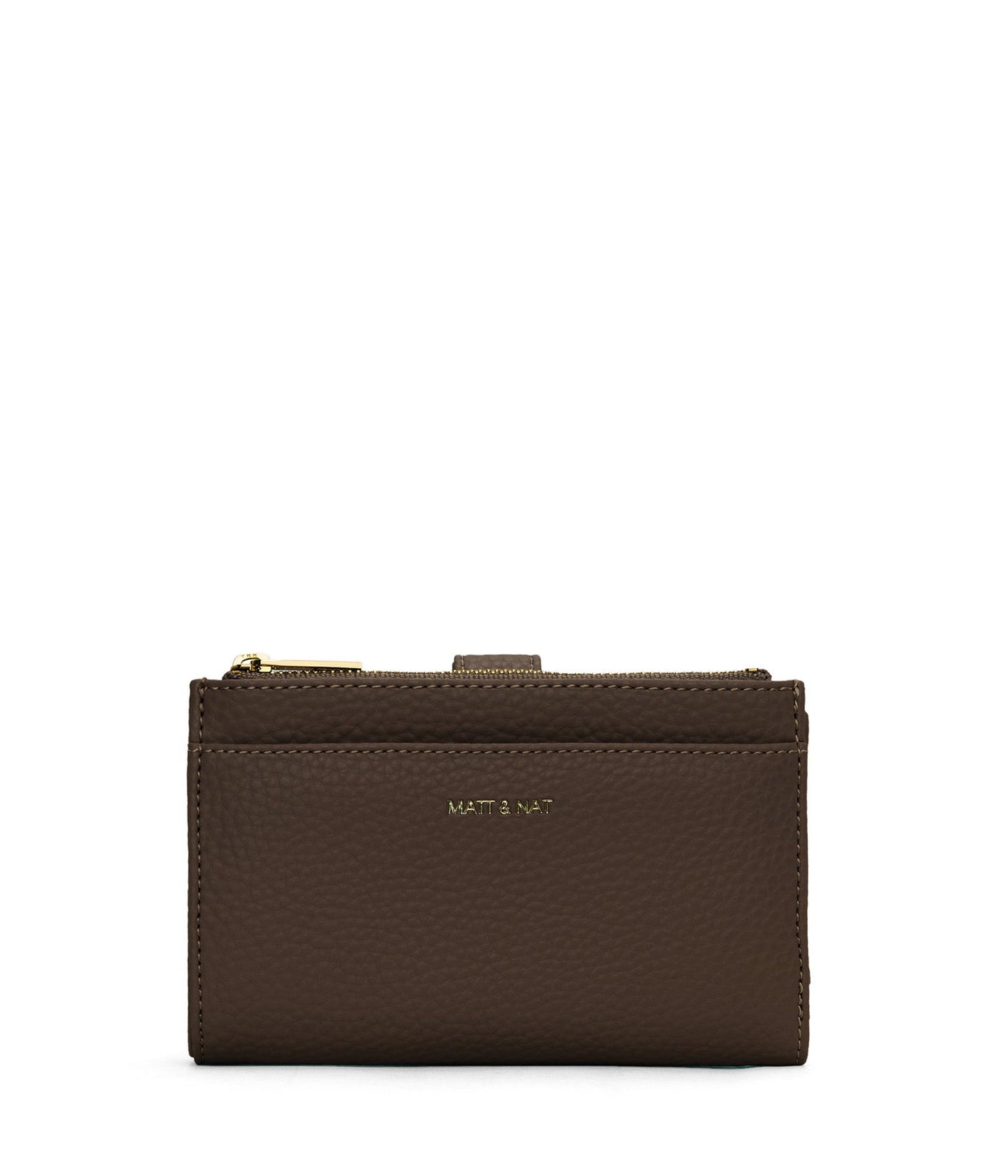 MOTIVSM Small Vegan Wallet - Purity | Color: Brown - variant::chocolate