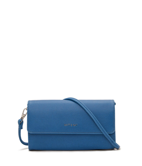 DREWMED Vegan Crossbody Bag - Vintage | Color: Blue - variant::bluejay