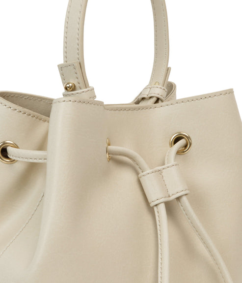 DUPONT Vegan Bucket Bag - Vintage | Color: White - variant::vanilla