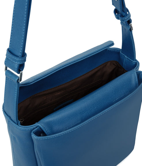 LORO Vegan Shoulder Bag - Vintage | Color: Blue - variant::bluejay