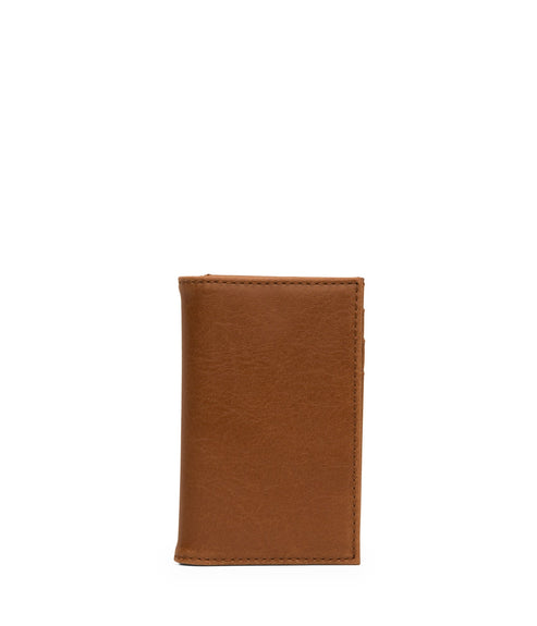 YORK Vegan Card Holder - Vintage | Color: Brown - variant::chili