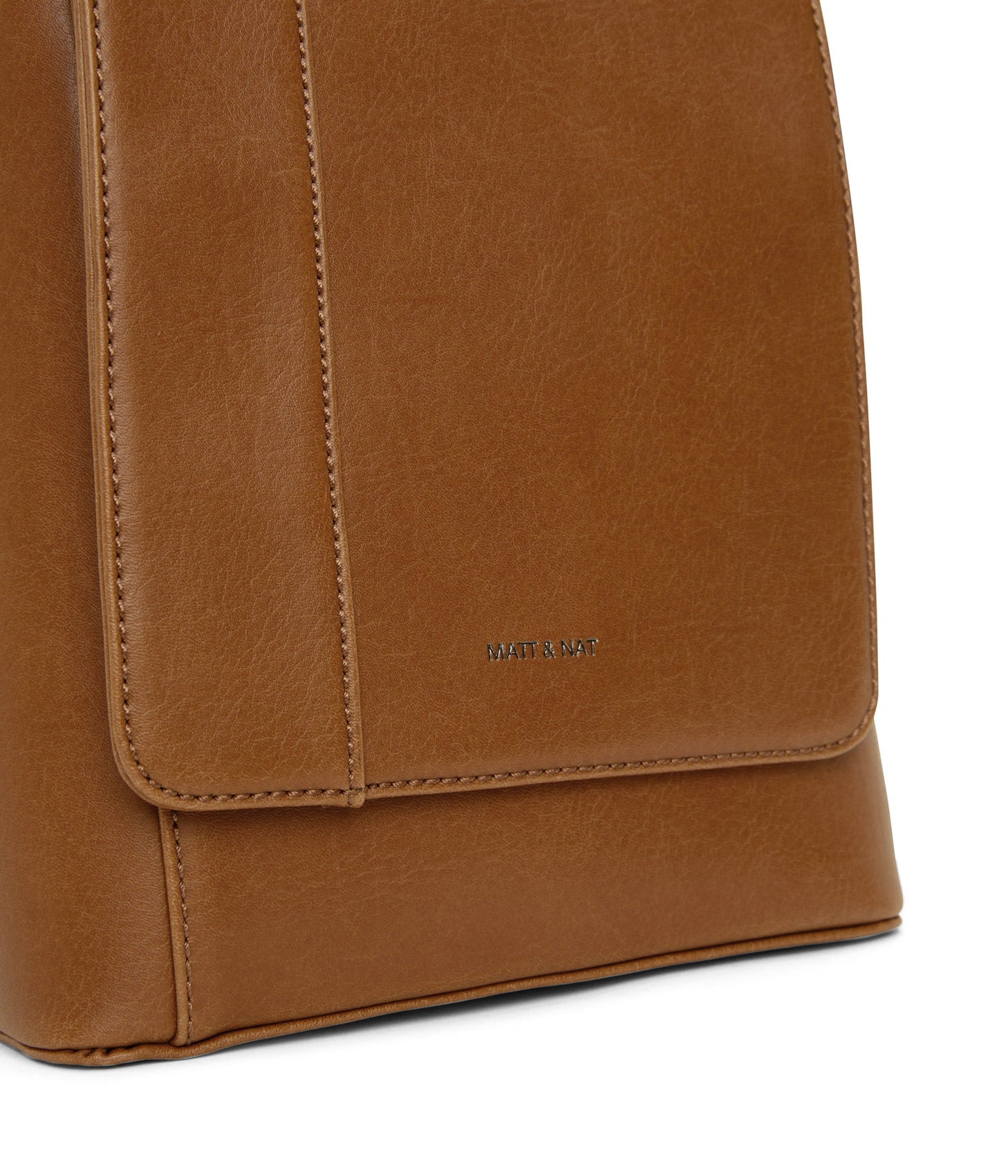 DEELY MED Vegan Small Backpack - Vintage | Color: Brown - variant::chili