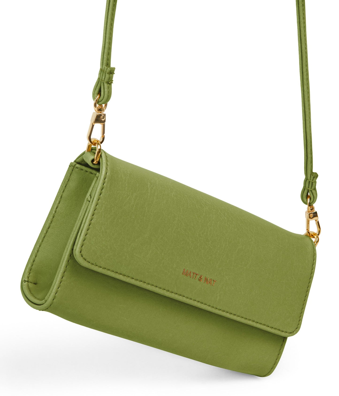 DREWMED Vegan Crossbody Bag - Vintage | Color: Green - variant::frog