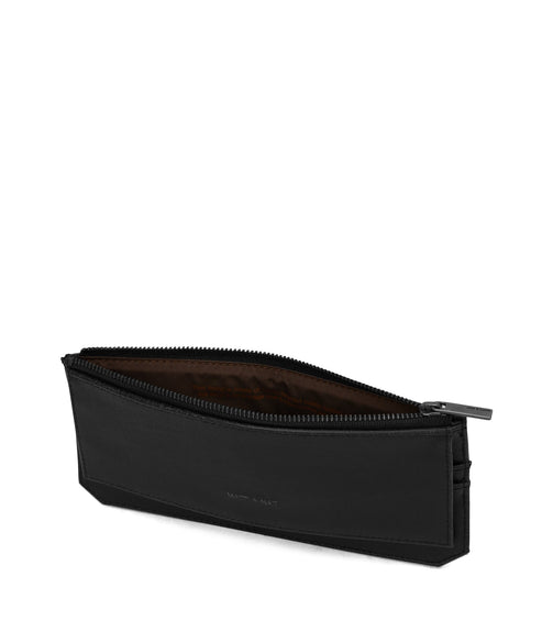 PERLA Vegan Flat Wallet - Vintage | Color: Black - variant::black