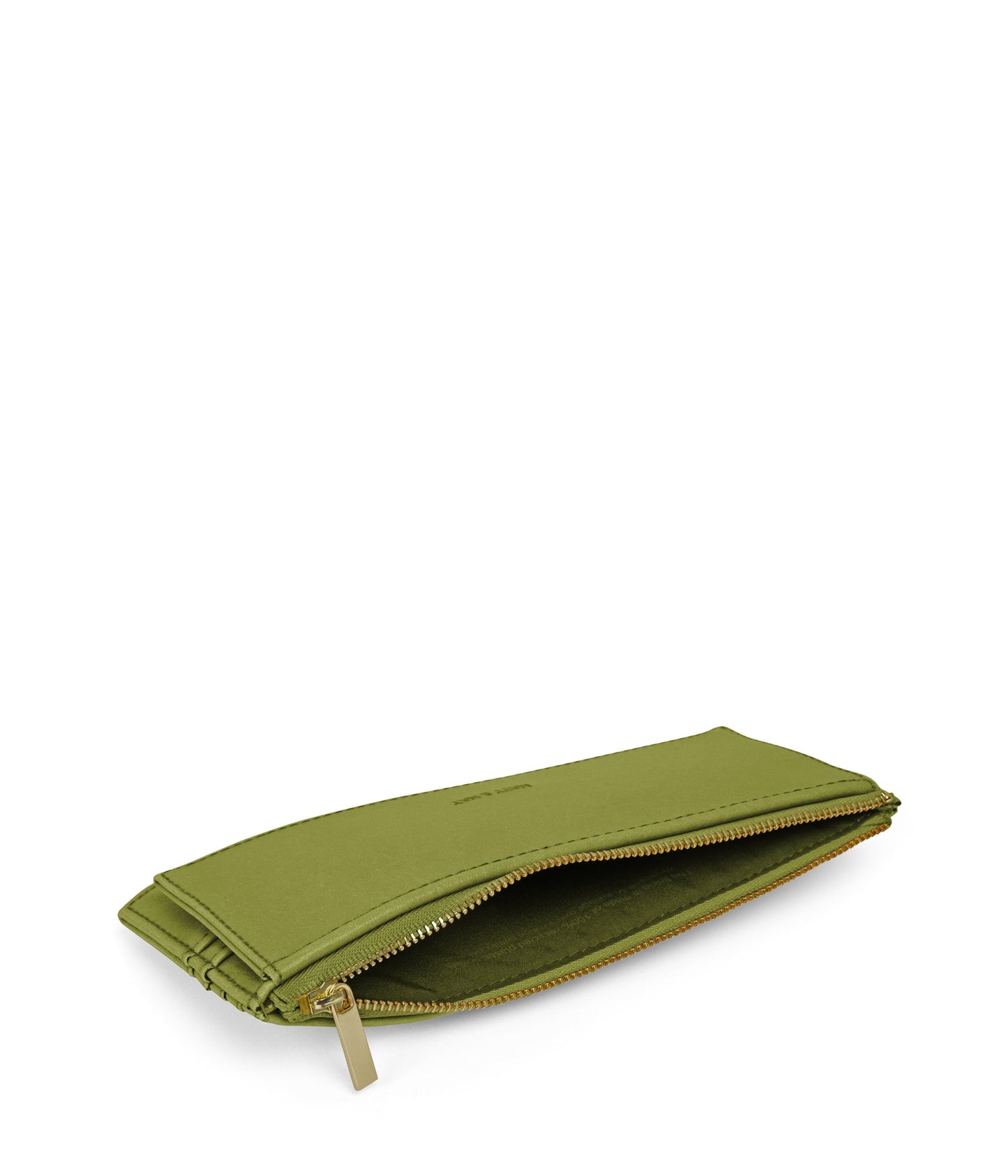 PERLA Vegan Flat Wallet - Vintage | Color: Green - variant::frog