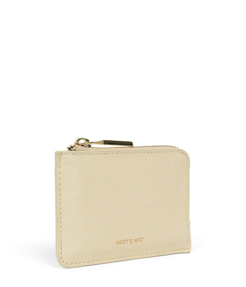 SEVASM Small Vegan Wallet - Vintage | Color: White - variant::vanilla