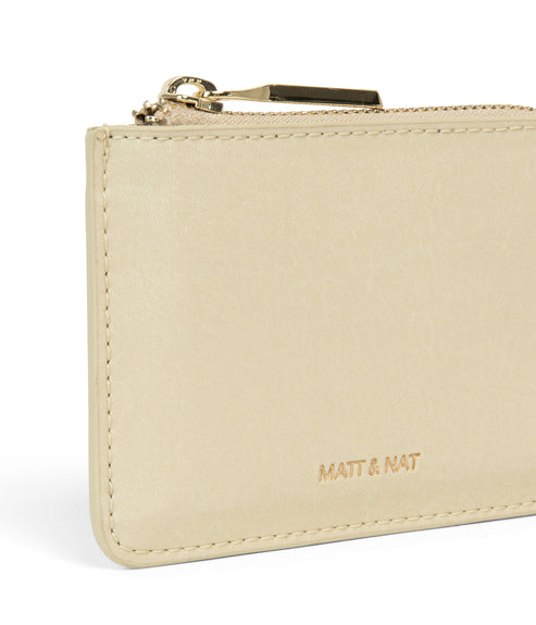 SEVASM Small Vegan Wallet - Vintage | Color: White - variant::vanilla