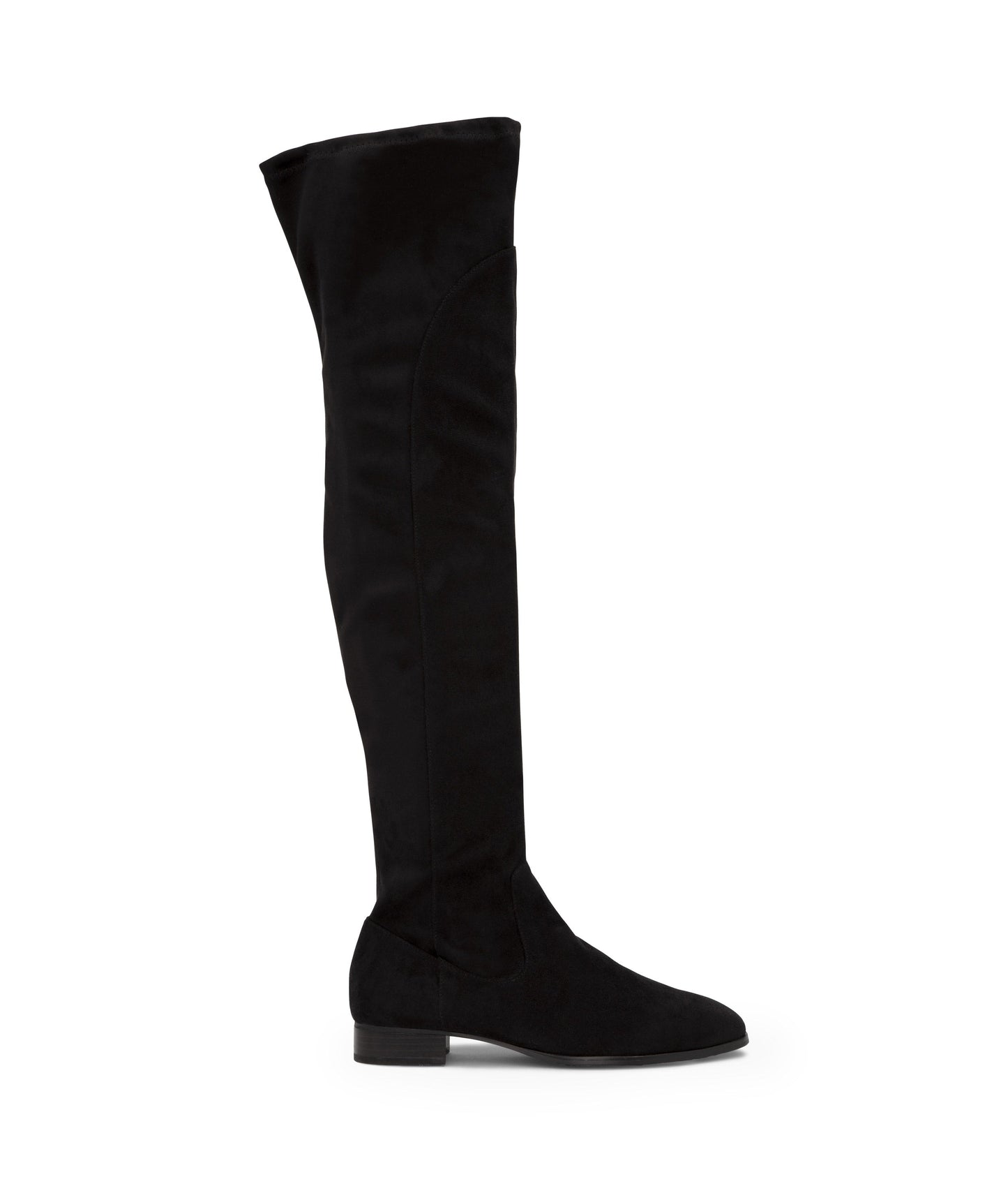 KALLYA Vegan Over The Knee Boots | Color: Black - variant::black
