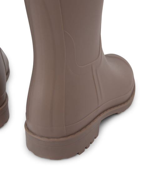 OTOKI Women's Tall Vegan Rain Boots | Color: Beige - variant::soy