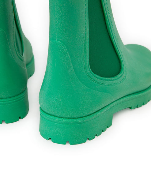 LANEY Women's Vegan Rain Boots | Color: Green - variant::matgre