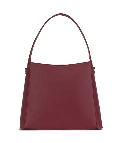 JADA Vegan Shoulder Bag - Arbor | Color: Red - variant::beetroot