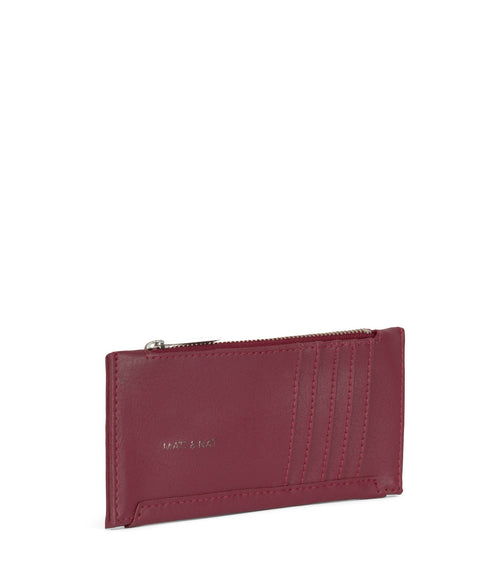 JESSE Slim Vegan Wallet - Arbor | Color: Red - variant::beetroot