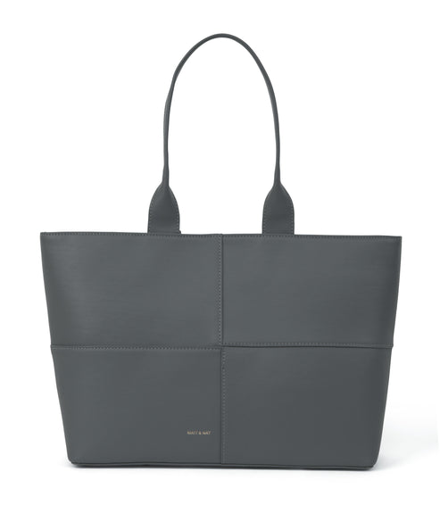 TRISTAN Vegan Tote Bag - Arbor | Color: Grey - variant::mushroom
