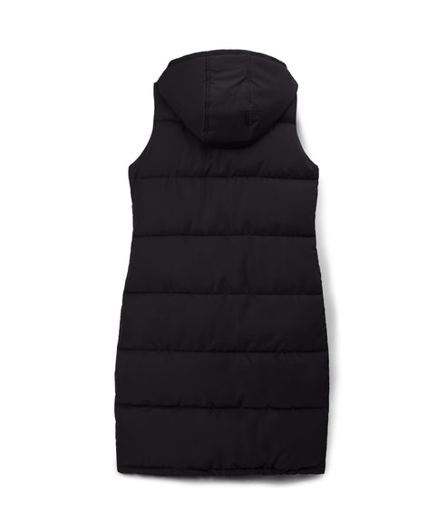 SANAH Women's Vegan Puffer Vest | Color: Black - variant::black