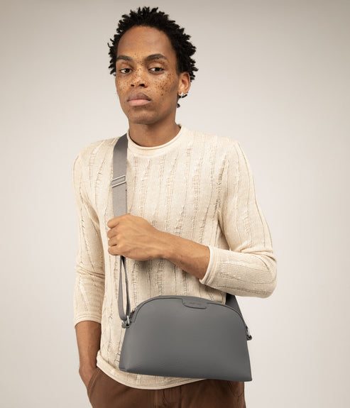 ARROW Vegan Crossbody Bag - Purity | Color: Grey - variant::shade