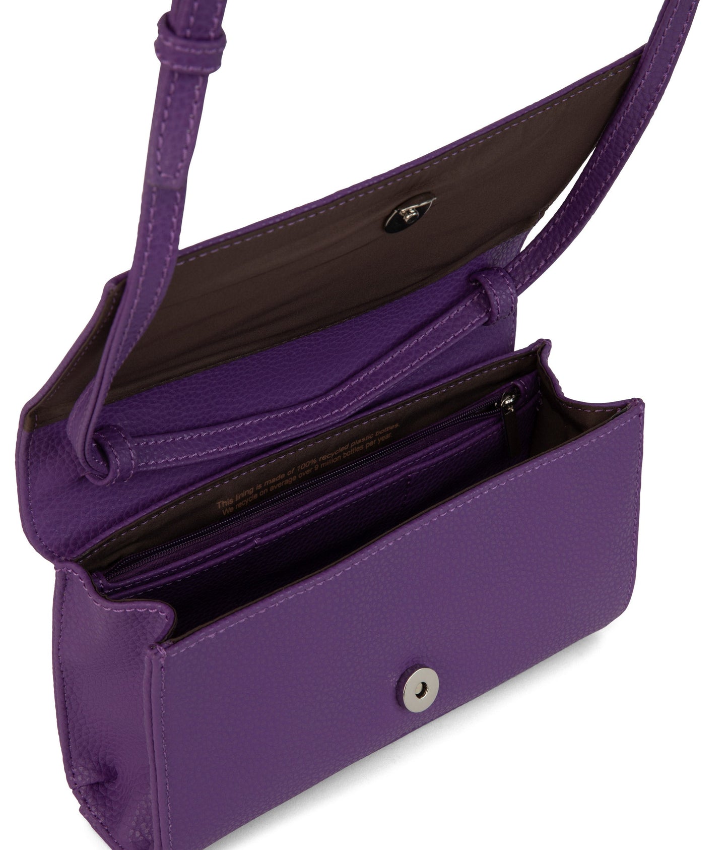 EMI Vegan Crossbody Bag - Purity | Color: Purple - variant::violet