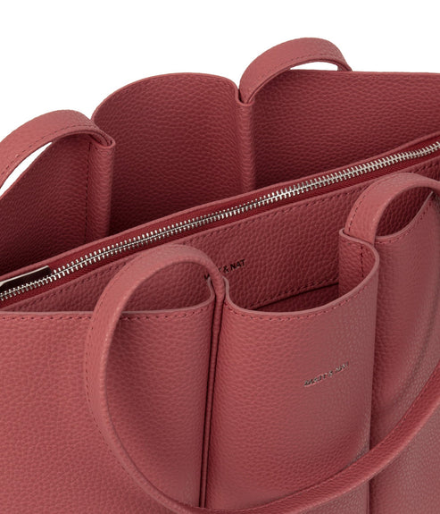HYDE Vegan Tote Bag - Purity | Color: Red - variant::lychee