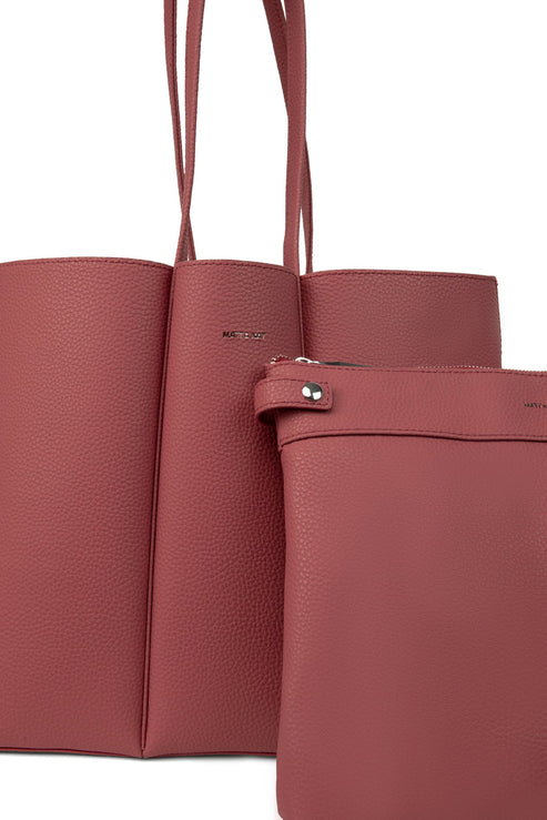 HYDE Vegan Tote Bag - Purity | Color: Red - variant::lychee