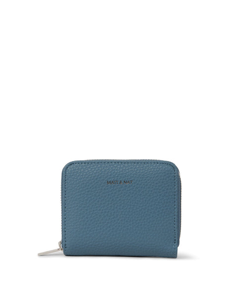 RUE Small Vegan Zip Wallet - Purity | Color: Blue - variant::galaxy