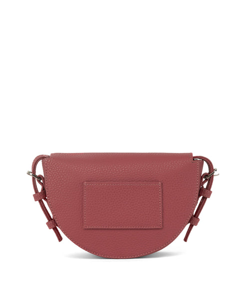 TWILL Vegan Saddle Bag - Purity | Color: Red - variant::lychee
