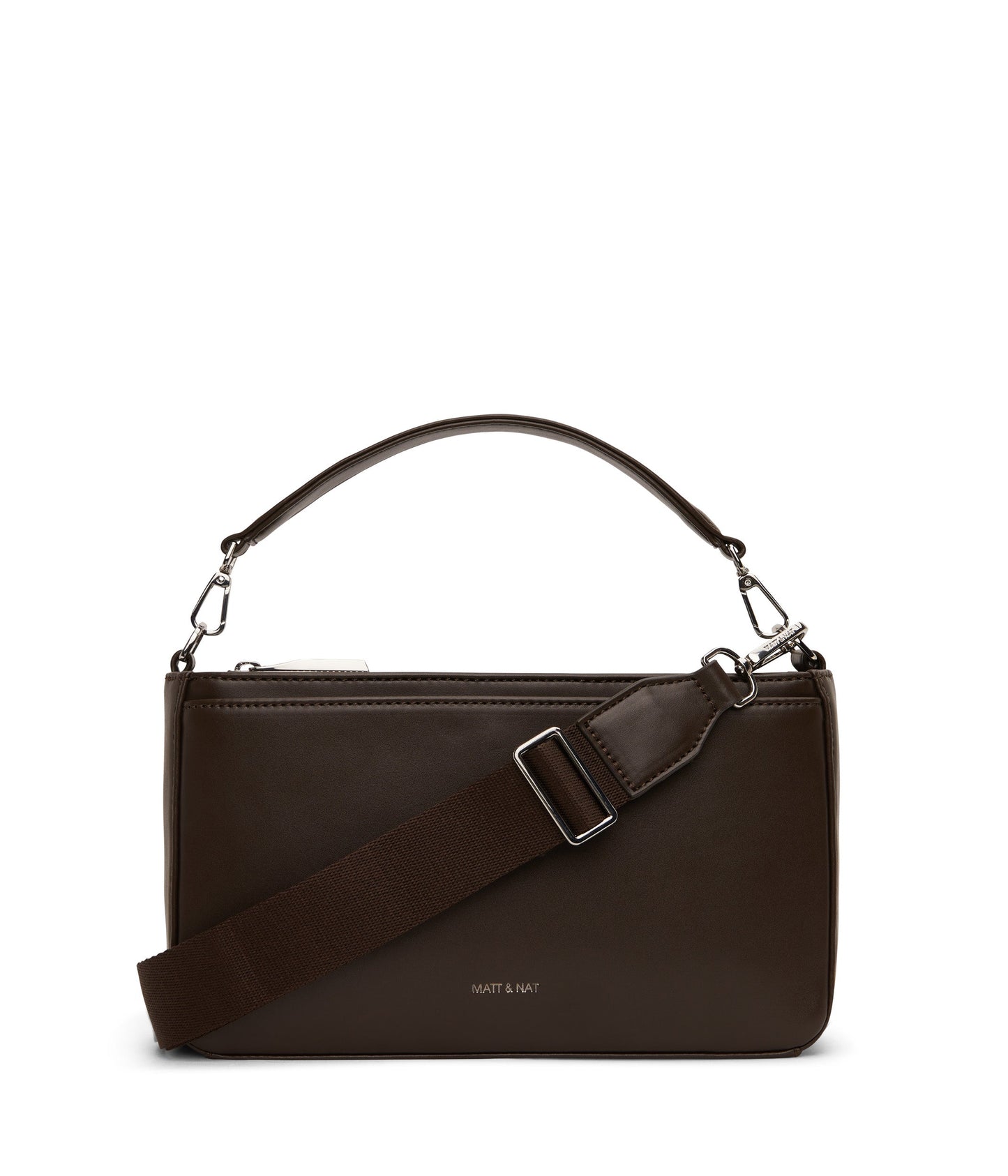 FENNE Vegan Convertible Crossbody Bag - Sol | Color: Brown - variant::espresso