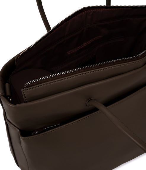 LILET Vegan Diaper Bag - Sol | Color: Brown - variant::espresso