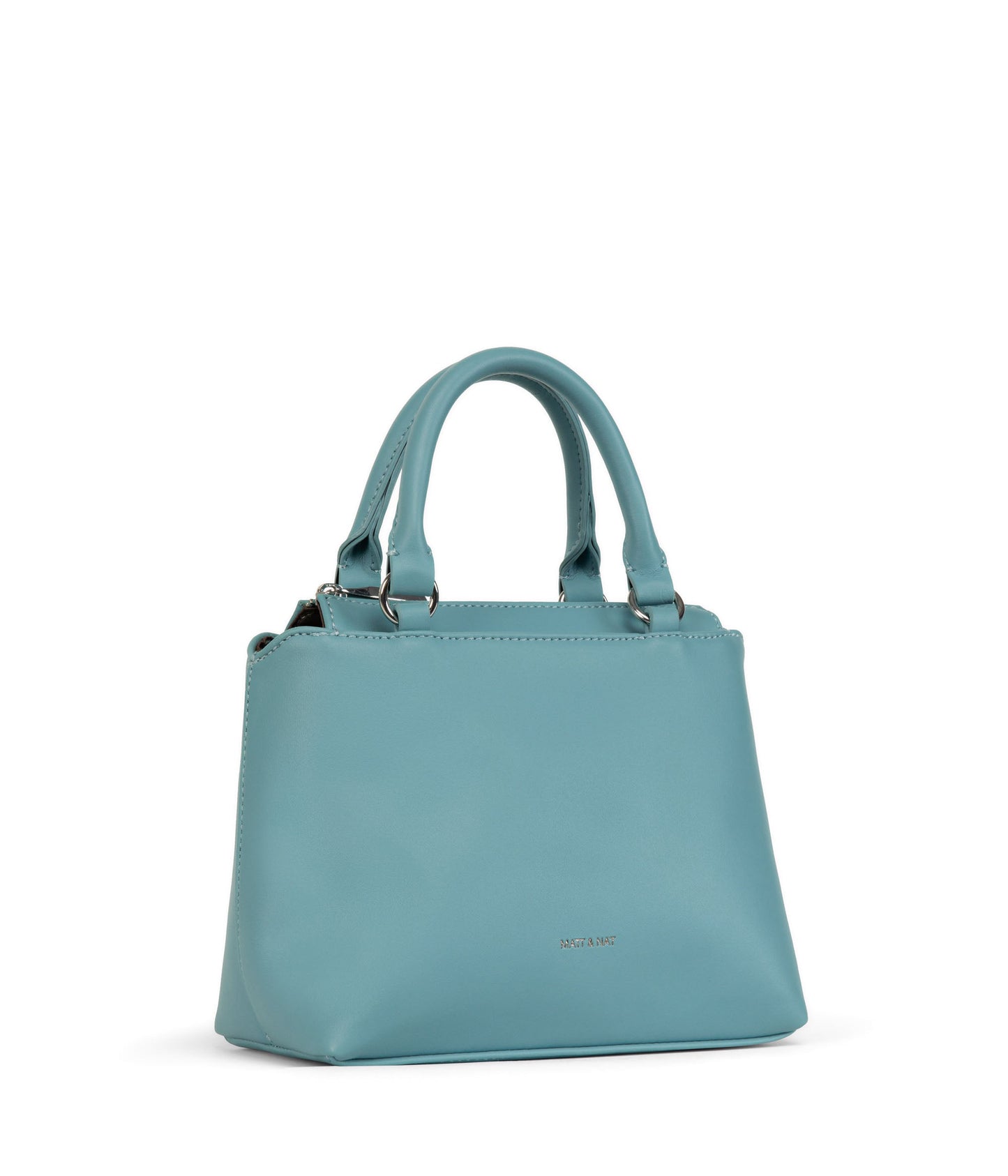 ATHENA Small Vegan Satchel - Sol | Color: Blue - variant::canal