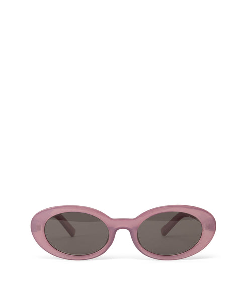 MIELA-2 Recycled Oval Sunglasses | Color: Purple, Grey - variant::lilac