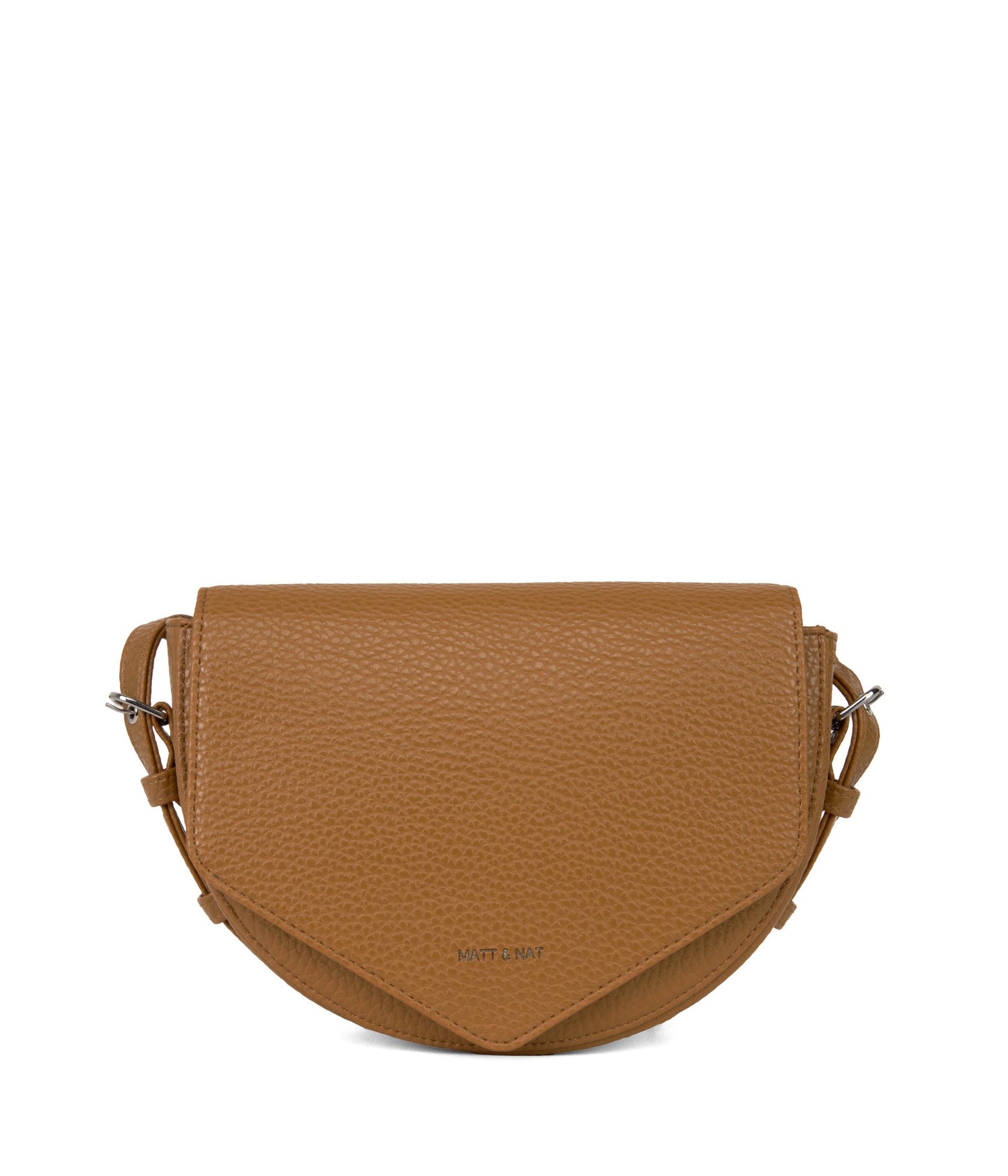 TWILL Vegan Saddle Bag - Purity | Color: Tan, Brown - variant::amber