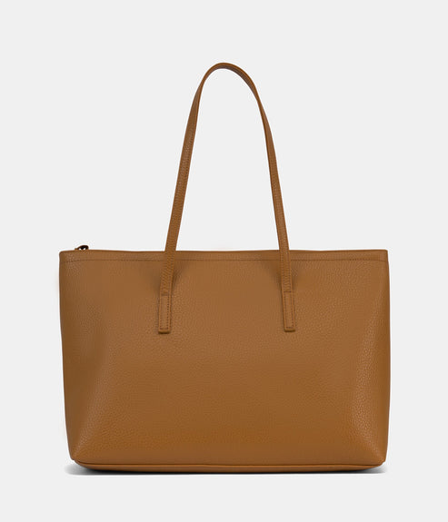 JOS Vegan Tote Bag - Purity | Color: Tan, Brown - variant::amber